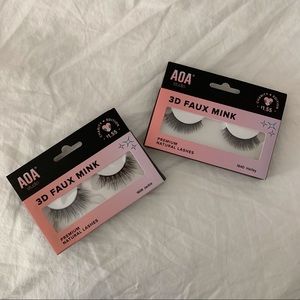 2 Pairs of 3D Faux Mink False Lashes